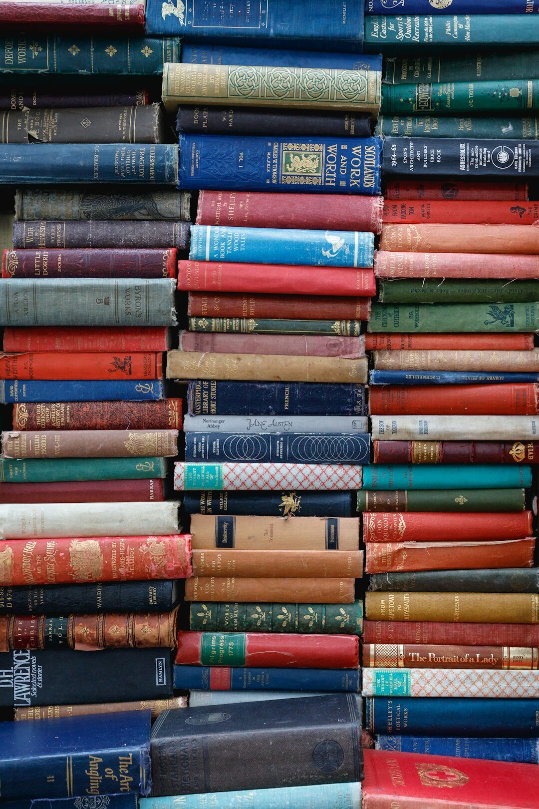old library books